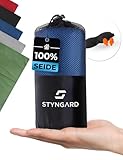 STYNGARD Hüttenschlafsack Seide 100% [200g] - Seidenschlafsack Ultraleicht kleines Packmaß - Dünner Schlafsack Inlett Seide leicht & weich - Modell Sydney