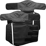 Cokomono Motorrad Kniewärmer Winter, Winddichte & Wasserdichte Beinlinge mit Reflektor, Gelenkschutz für Damen/Herren, Kniebandage für Fahrrad, Ski, Snowboard