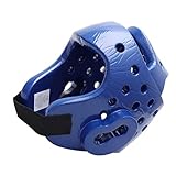 DAGLLGEW Kickbox-Kopfschutz, Kampftraining, Schutzausrüstung für Erwachsene und Kinder, Blau, XL, Kickbox-Kopfbedeckung, Kinder-Boxhelm