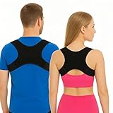 Vaunn® Rücken Geradehalter, Haltungstrainer zur Haltungskorrektur – Rückengurt und Linderung von Nacken-, Schulter- und oberen Rückenschmerzen für Männer und Frauen