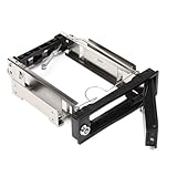 Kingke Hot Swaps Rack für 8,9 cm (3,5 Zoll) HDDs internes Einschub weniger Festplatten Backplane Gehäuse 5.25 interne HDDs Adapter