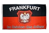 Flagge Fanflagge Frankfurt Im Zeichen des Adlers - 90 x 150 cm