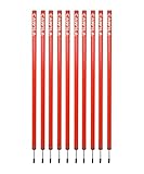 Cawila Academy Slalomstangen 10er Set, 100cm Länge, rot