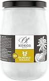 ÖLMÜHLE SOLLING - BIO Kokosöl | 100% natives Bio-Kokosnussöl | Ideal geeignet zum Braten, Backen und Frittieren, als Haut-& Haarpflege sowie für Hunde und Katzen | Inhalt: 1 L