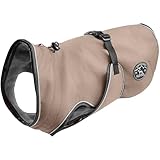HUNTER UPPSALA Hundemantel, wasserabweisend, reflektierend, 40, taupe