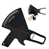 Caliper Körperfettzange Körperfettmessgerät Fettzange 0-80mm Hautfaltendicke Messen mit Klarer Skala & Starker Federkraft Messung des Körperfettanteils für Männer & Frauen Zuhause oder Fitnessstudio