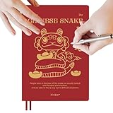 2025 Kalenderplaner, Tagebuch 2025, Tagesplaner mit Schlangenmuster, Taschenkalender, Terminplaner, A6 tragbares Notizbuch für Zuhause und Arbeit