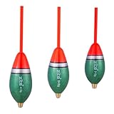 Zite Fishing Forellenposen Set 3 Stück mit 2+2, 3+2 & 4+2 g – Durchlaufposen vorgebleit – Ideales Angelzubehör für das Forellenangeln