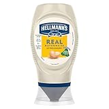 Hellmann's Real Mayonnaise mit Freilandeiern, 100% natürliche Zutaten ideal für Burger, Pommes und Salate, 250 ml Squeezer-Flasche