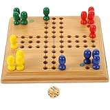 ZUNOXAZ Mini Tragbares Flugspielzeug aus Natürlichem Bambus Langlebiges Sicheres Tischspielzeug für Erwachsene Fördert Logik Vorstellungskraft und Spielerisches Lernen