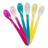 dentistar Wärmesensor Baby Löffel - 6er Set – Beikost Zubehör für Babybrei – Feeding Baby Spoon - Besteckset ab 6 Monate - BPA frei - Made in Germany