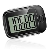 Schrittzähler zum Gehen mit abnehmbarem Clip und Umhängeband, genaue Schritt-Tracker für Männer, Frauen und Kinder