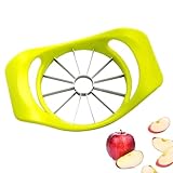 Apfelschneider, Edelstahl Apfelteiler Apfelteiler Obstschneider, Edelstahl Obstentkerner, Küchenwerkzeug für Obstzubereitung, Obstschneider ideal für Äpfel und Birnen