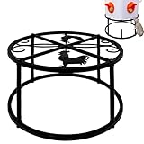 Metallständer Für Hühnerfutterautomaten - Eisen, Stabiler Halter Rahmen | Robuster Metallständer Tränke Untergestell Für Eimer Fässer Hühnerstall Zubehör Geflügeltränke Futterspender Hühner