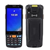 für Android 11 Barcode-Scanner, 1D 2D QR Strichcode-Scanner NFC Leser Handheld Computer, 4GB+64GB, 4 Touchscreen Mobiles Datenterminal für Lagerinventur