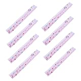 PRETYZOOM 1 Satz Einhorn-höhenaufkleber Höhendiagramm Wanddekoration Höhenmessung Für Wand Wandtattoo Kinder Bettdecke Wachstum Kinder Dinosaurier-wanddekorationen Zunahme Rosa 10st