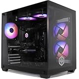 CYBERPOWERPC Luxe Gaming-PC - AMD Ryzen 7 7800X3D, Nvidia RTX 4070 12GB, 32GB RAM, 1TB NVMe SSD, 650W PSU, Wasserkühlung, Windows 11, Ark RGB