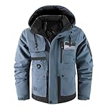 LCpddajlspig Ski-Jacken Für Damen, Ski Jacken Damen Wasserdicht: Snowboardjacke Gefütterte Parka Winter Skianzug Mit Kapuze Winterparka Winterjacke Winddicht Softshelljacke Verdickt Outdoorjacke