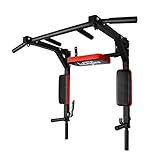 Luckyone Multifunktionale Klimmzugstange zur Wandmontage, Dip-Station für Heimstudio, Indoor-Training, unterstützt bis zu 200 kg