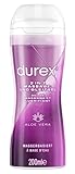 Durex Play 2 in 1 Massage & Gleitgel, Aloe Vera, 1er Pack (1 x 200 ml)