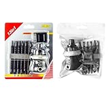 Ratschenbohrer, verstellbarer Schraubendreher-Bit, Schraubendreher-Bit-Set, magnetische Schraubendreher-Bits, verstellbarer und rutschfester Griff, Arbeitsreparaturwerkzeug für Haushaltsgeräte,