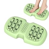 Plantarfaszie -Massagegeräte - Doppelfuß -Roller | Compact Deep Tissue Relief Tool, Knotenrolle Design für Beinheizen Back Athleten Fitnessstudio Yoga Büro Reise nach Hause, 11.42x5.91x1,97 Zoll