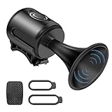 Afaneep Fahrradklingel Alarm IPX4 Wasserdichtem Fahrradhupe, 120 DB Fahrradhupe Fahrradklingel Elektrisch Laut Compatible mit 22-30mm Lenker, für Erwachsene Kinder Fahrrad, Rennrad und Mehr