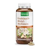 Sanct Bernhard Knoblauch-Mistel-Weißdorn-Kapseln | Mit Knoblauch, Mistel, Weißdorn & B-Vitaminen | 480 Kapseln
