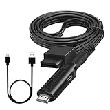 Gcerfby Game Console Monitor Adapter, TV LCD Konverter Kabel, USB HD-Display Projektor, Leistung, Breite Display-Kompatibilität, 1080P Auflösung, für, Video-Streaming