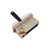 1x WOW!TOOLS Universal-Deckenbürste, Kleisterbürste, robuste Kunststoffborsten, 170 x 70 mm, mit Holzkörper und Kunststoffgriff - Tapezierbürste - Quaste
