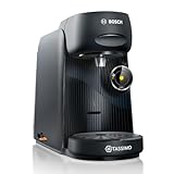Bosch Tassimo finesse friendly Kapselmaschine TAS162E, 70 Getränke, intensiverer Kaffee auf Kopfdruck, Abschaltautomatik, nachhaltig, perfekt dosiert, 1400 W, schwarz/schwarz