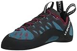 LA SPORTIVA W Tarantulace Blau - Bequemer vielseitiger Damen Lederkletterschuh, Größe EU 38.5 - Farbe Topaz - Red Plum