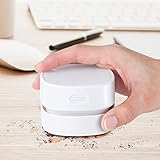 Jooheli Mini Tischstaubsauger,Tischstaubsauger Klein Handstaubsauger USB Wiederaufladbar Mini Staubsauger,für Desktop, Haushalt, Büro und Auto,Weiß