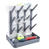 MeCids Baby Flasche Trockner Rack, vertikale stehende Trockenständer Babyflaschenr, Platzsparende Babyflaschen Trockner Rack für Arbeitsplatte - hält bis zu 12 Babyflaschen