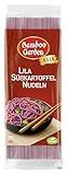 Bamboo Garden - Lila Süßkartoffel Nudeln | Schmale Nudeln mit einem sanft-nussigen Geschmack | Ideal für Bowls und Salate | Schnell zubereitet | 250 g im Beutel