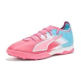 PUMA Herren Ultra Match Turf Trainer Soccer Cleats Sneaker, Hero Blue-Sunset Pink-Granat Rose Ah25, 40 EU