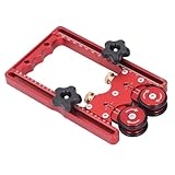 BONKZEBU Doppelte Radlager-Schaftrolle, Rostbeständiges Aluminiumlegierungsmaterial Zum Holzschneiden. Anwendbare Szene: Holzbearbeitungsbegeisterte