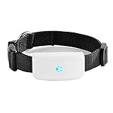 GPS-Tracker für Hunde, ohne ABO mit kostenloser App, GPS-Finder mit Halsband für Hunde, wasserdicht IP66 GSM GPRS Tracker TK911