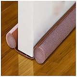 HMULTI Zugluftstopper FüR TüR Doppelseitige TüRisolierung Schall Und Staubdichte TüRdichtung 93cm,Braun