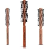 The Beardy Bro I Männer Bart-Rundbürste zum entwirren glätten und föhnen I Bartbürste für den Mann mit Bart Föhnbürste mit speziellen Noppen I Haarbürste für kurze bis mittellange Haare - Medium 32mm