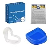 Alriedy Nuraya Schnarchschiene, Anti Schnarch Schiene, Nuraya Anti-Schnarch Mundstück, Schnarchschiene Männer, Knirscherschiene für Nacht, Aufbissschiene für Nacht - Wiederverwendbar & Mit Box