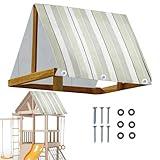 Sonnenschutzplane Schaukelgestell - großes 43 x 90 Zoll Ersatzdach, strapazierfähige wetterbeständige Abdeckung Kinder Spielbereich, langlebige Outdoor-Beschattung Spielplätze | Terrasse Garten Freize