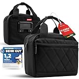 MIVELO Lenkertasche Fahrrad für KLICKfix - Fahrradtasche Lenker - wasserabweisend & geräumig - Lenkertasche - Tasche Lenker - E-Bike tauglich (Schwarz)