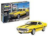 Revell Modellbau, '70 Shelby Mustang GT500, Bausatz, Maßstab 1:25, 120 Teile, Bastelset ab 12 Jahren, Detailgetreues Modell, Sportwagen, Authentische Nachbildung
