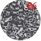 H&W Nachfüllbeutel für Sicherungsperlen, 5 mm, Schwarz, 1500 Stück (B6)