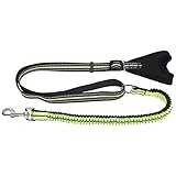 Qukaim Pet Supplies Reflektierender Haustier-Sicherheitsgurt Hund Walking Leash, Anti-Verlust-Reflektierendes Training Nylon Gurt, Grün, Größe S, Geeignet für kleine Hunde und Haustiere