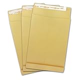 Versando 100 Faltentaschen Versandtaschen DIN B4 (250x353 mm) 4cm Falte Braun