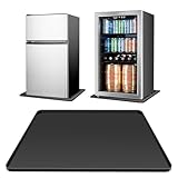 Kühlschrankmatte Silikon mit Erhöhtem Rand Bodenschutzmatte Kühlschrank Antibakterielle Kühlschrankmatten Einlegeboden Matte Bodenmatte Auslaufschutz Silikonmatte Tropfschale Bodenwannen Weinschrank