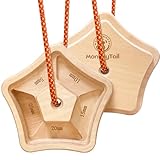 MonkeyTail Hangboard Kletterfingerbrett Kletterbrett zur Stärkung des Klettergriffs aus Holz für drinnen und draußen