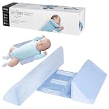 Rzspher Lagerungskissen, 43x10x10 cm Keilkissen Verstellbares, Side Support Pillow,Removable Positioning Pillow,Wattepad mit Rückenlehne, Anti Roll Seitenschläferkissen